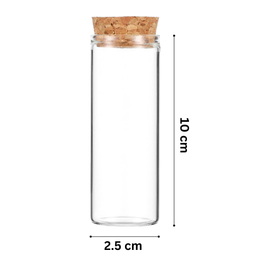 Bouteilles en verre avec bouchons en Liège 10x2.5cm,Dragées,pour ,Henné et roses et cadeaux de fête