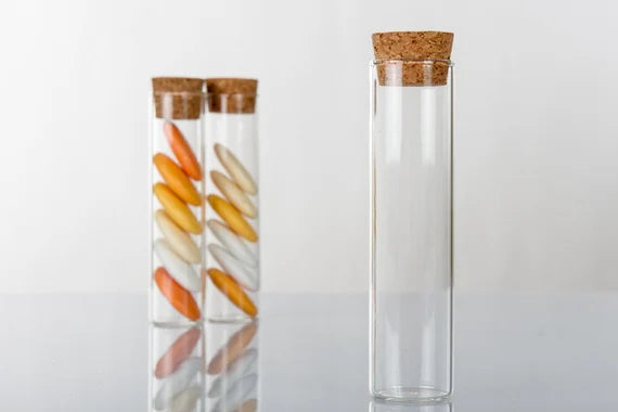 Bouteilles en verre avec bouchons en Liège 10x2.5cm,Dragées,pour ,Henné et roses et cadeaux de fête