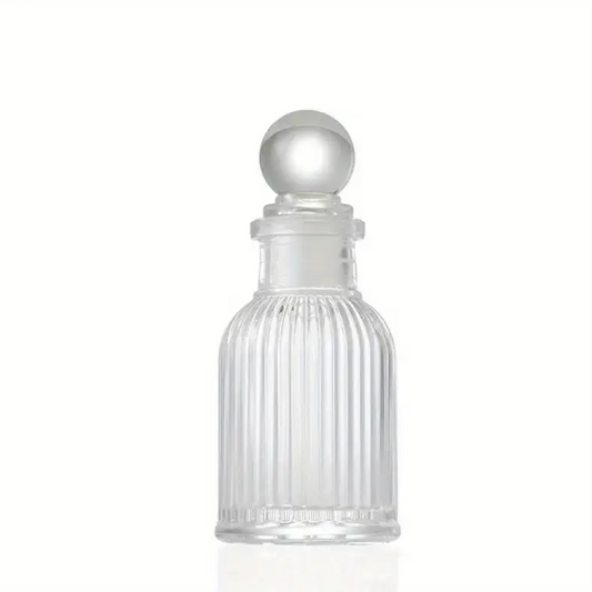 Flacon de parfum en verre de style classique 10,3 cm x 4,3 cm 50ML Idéal pour cadeaux et décoration