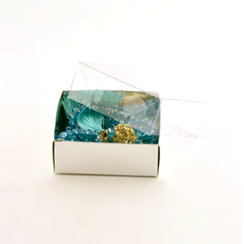 Ensemble Boîte carrée à base de papier blanc transparente 12x12x3cm boîte,Pour Bougies,Henné et roses et cadeaux de fête