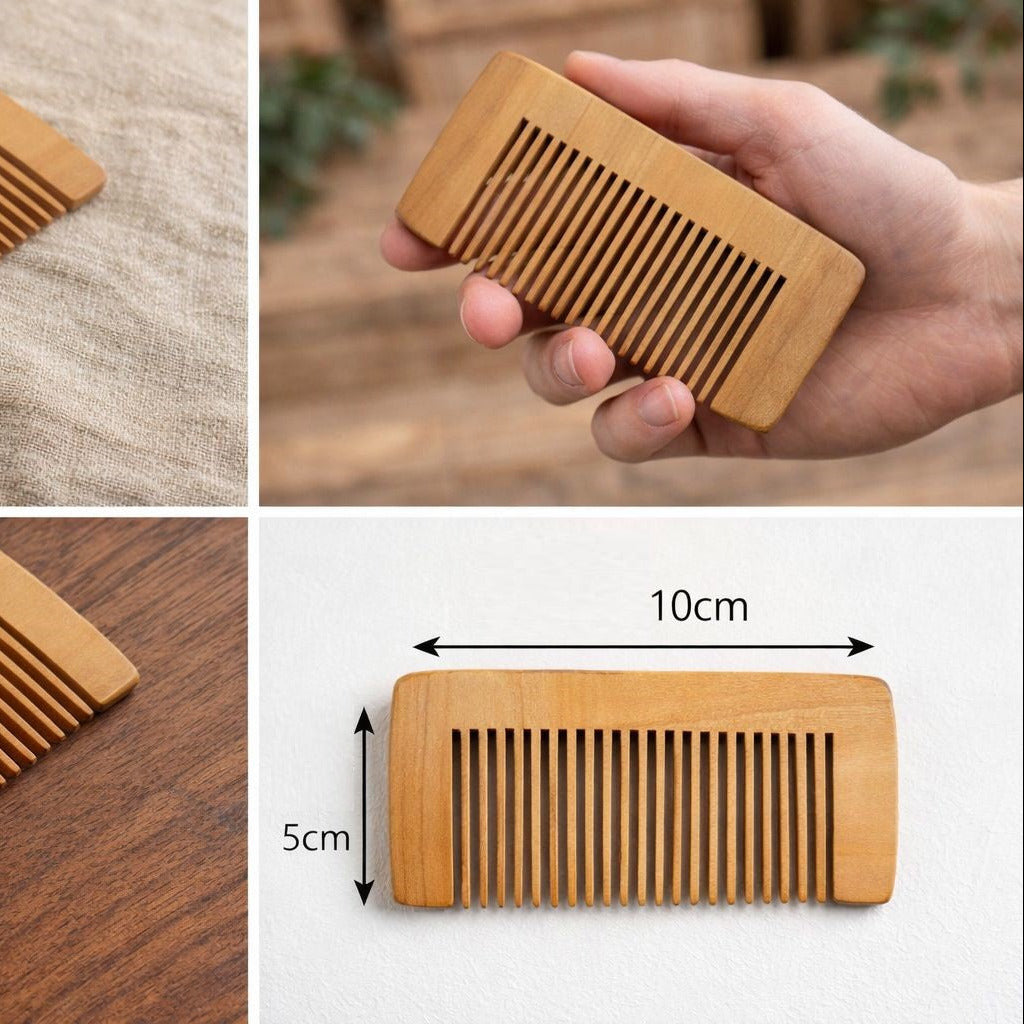 Peigne traditionnel marocain en bois naturel,Inspiré du patrimoine marocain