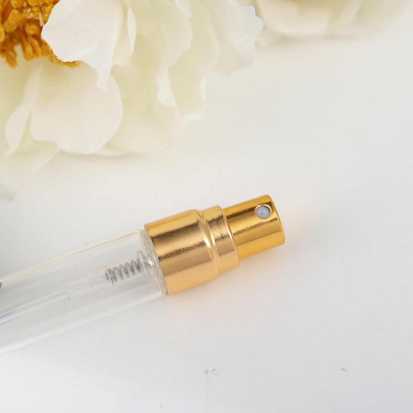 Flacon de parfum vide 10ML, Élégance dorée pour dragées et événements traditionnels